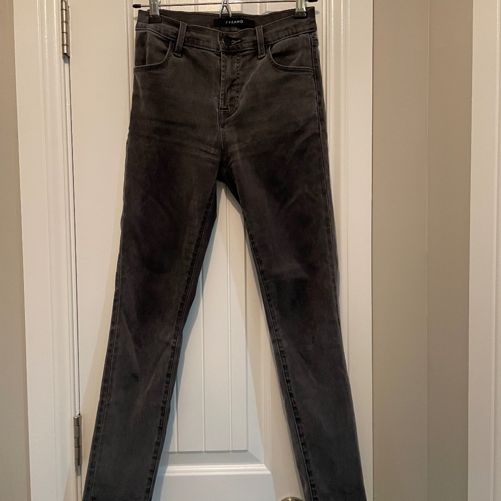 J Brand Alana High Rise Cropped Skinny Jeans